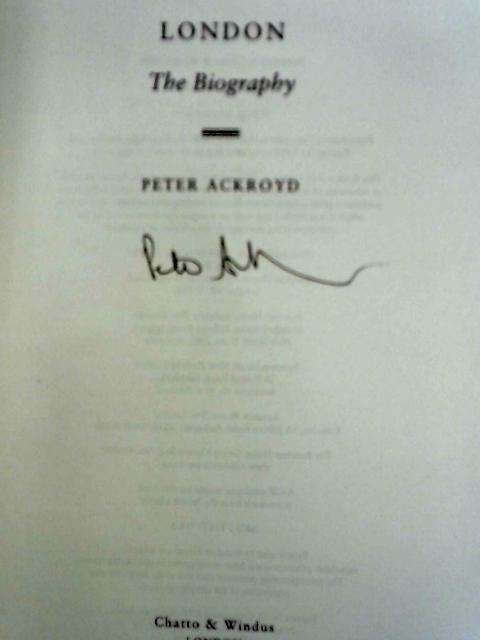 London: The Biography von Peter Ackroyd