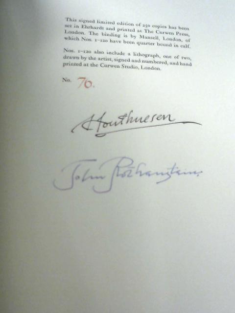 Albert Houthuesen, An Appreciation von Sir John Rothenstein (Intro.)