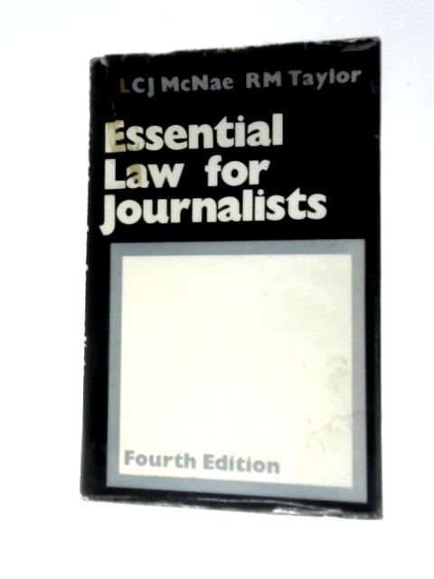 Essential Law for Journalists von L. C. J. Mcnae