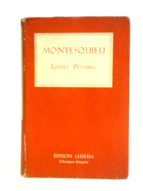 Lettres Persannes von Charles Montesquieu