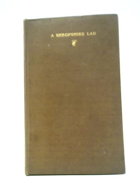 A Shropshire Lad By A. E. Housman