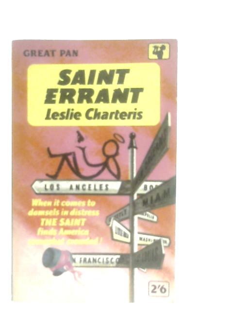 Saint Errant By Leslie Charteris