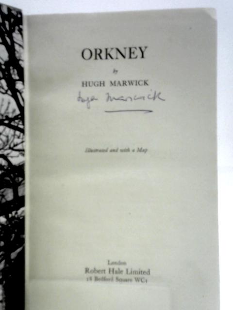 Orkney (County Books Series) von Hugh Marwick