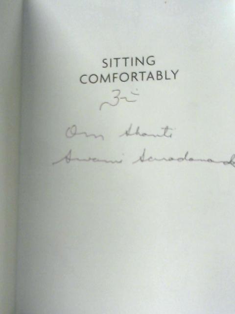 Sitting Comfortably: Preparing the Mind and Body for Peaceful Meditation par Swami Saradananda