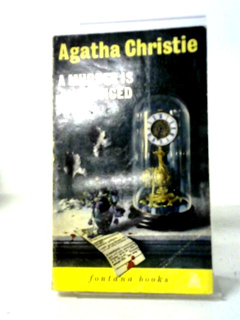 A Murder is Announced (Fontana Books 657) By Agatha Christie