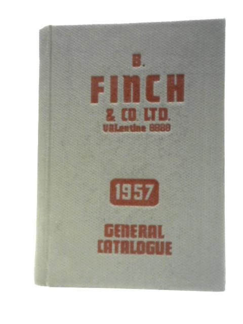 The Finch Organization General Catalogue 1957 By Various