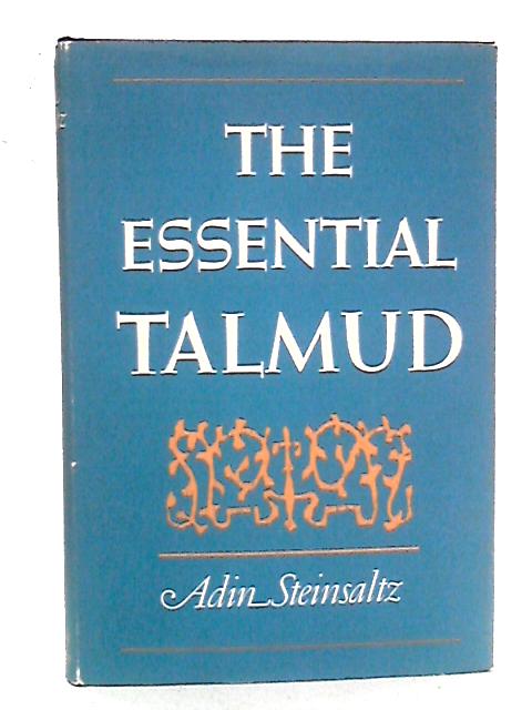 Essential Talmud By Adin Steinsaltz