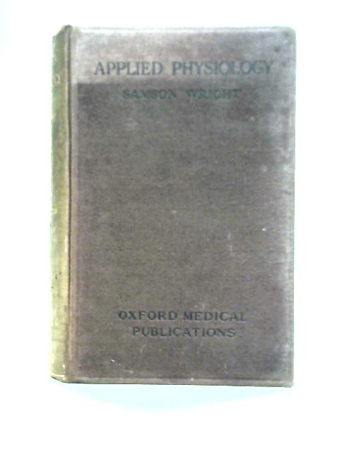 Applied Physiology par Samson Wright