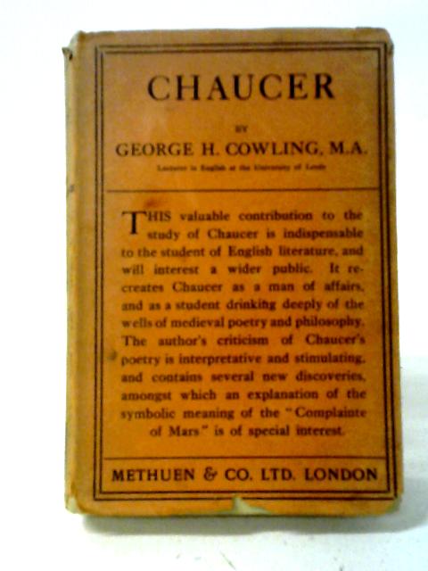 Chaucer. By George H. Cowling