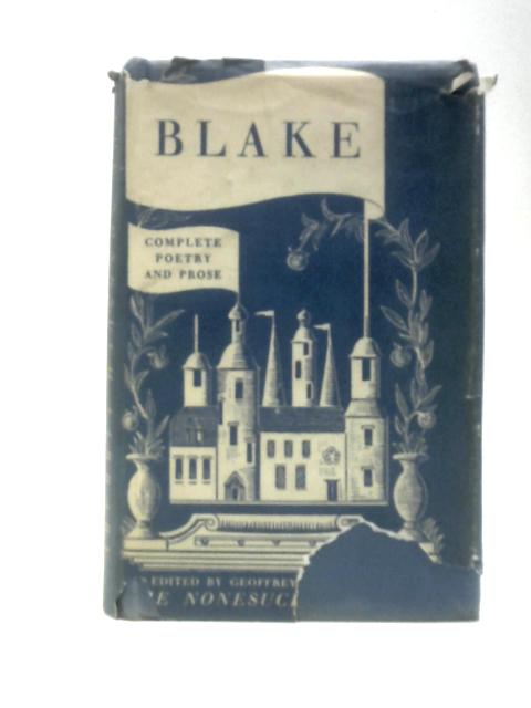 Blake's Poetry And Prose By William Blake