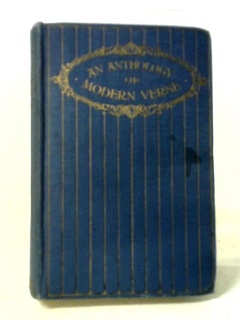 An Anthology of Modern Verse par A. Methuen