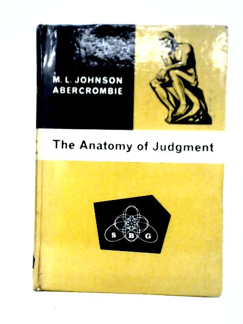 The Anatomy of Judgment par M. L. Johnson Abercrombie