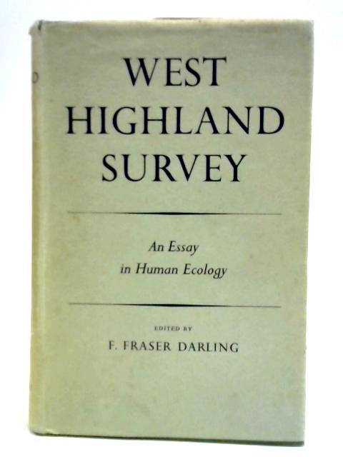 West Highland Survey par F. Fraser Darling