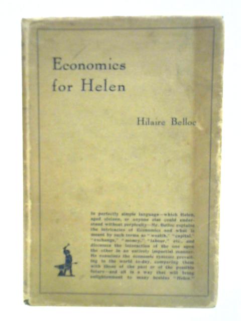 Economics for Helen By Hilaire Belloc