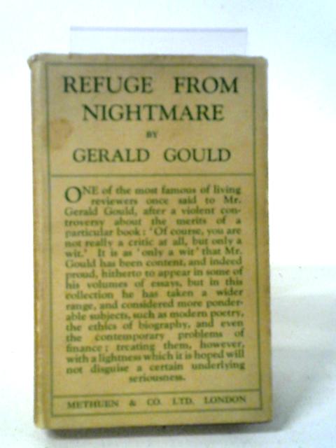 Refuge From Nightmare By Gerald Gould