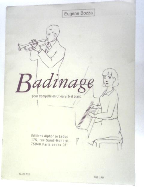 Badinage Pour Trompette et Piano von Eugene Bozza