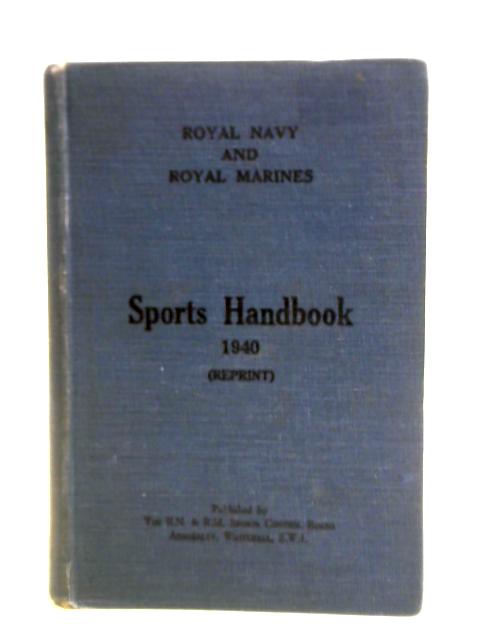 Sports Handbook 1940 (Reprint) par Unstated