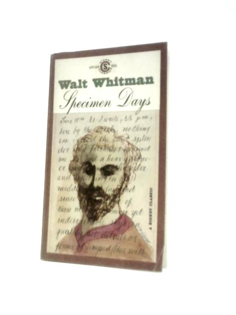 Specimen Days By Walt Whitman