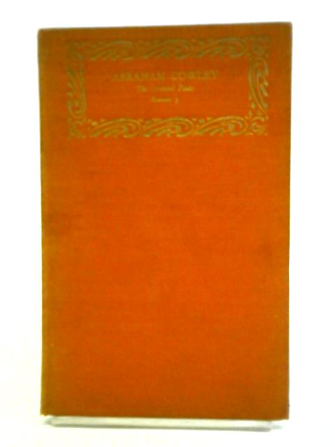 Abraham Cowley, A selection of Poems von G. D. H. & M. I. Cole