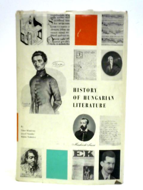 History Of Hungarian Literature By Tibor Klaniczay et al