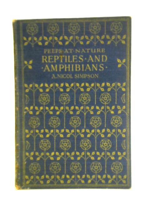 British Reptiles and Amphibians par A. Nicol Simpson