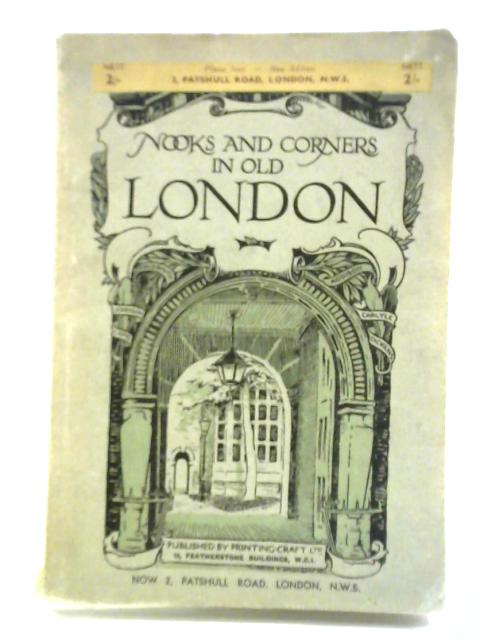 Nooks and Corners in Old London By Frank Green