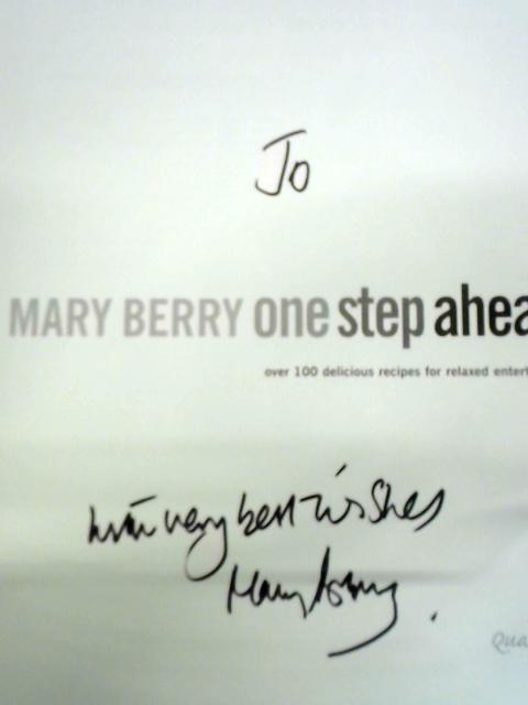 One Step Ahead By Mary Berry