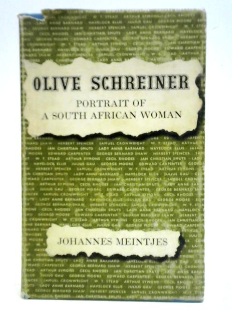 Olive Schreiner By Johannes Meintjes