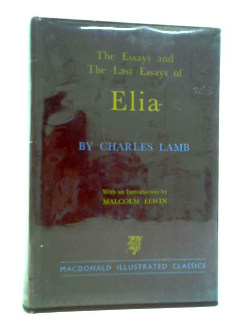 The Essays Of Elia By Charles Lamb
