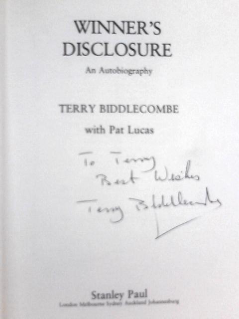 Winner's Disclosure von Terry Biddlecombe