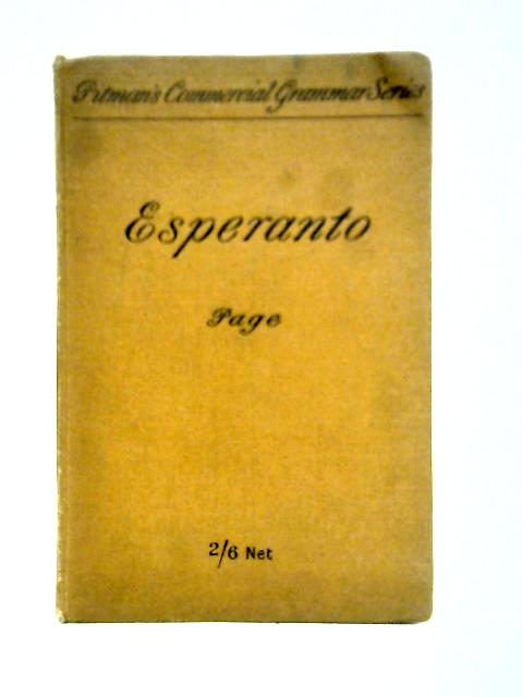 Commercial Esperanto By W. M. Page