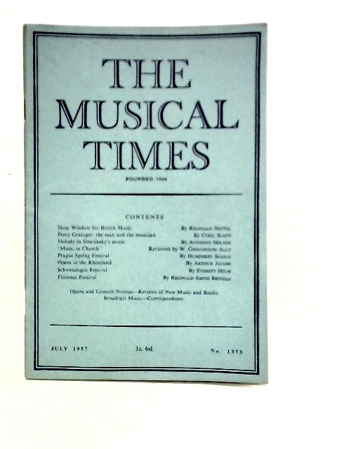The Musical Times. No. 1373 - Vol. 98 By Unstated