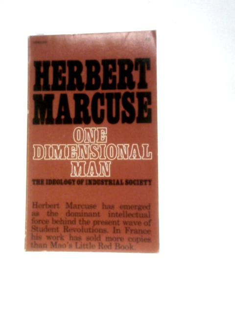 One Dimensional Man By Herbert Marcuse