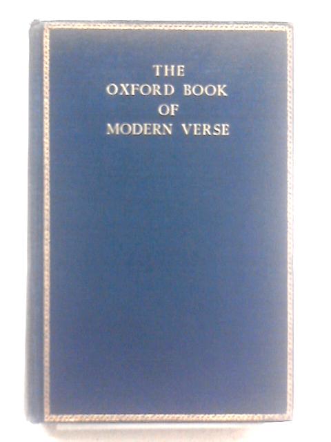 The Oxford Book of Modern Verse, 1892-1935 par Various.