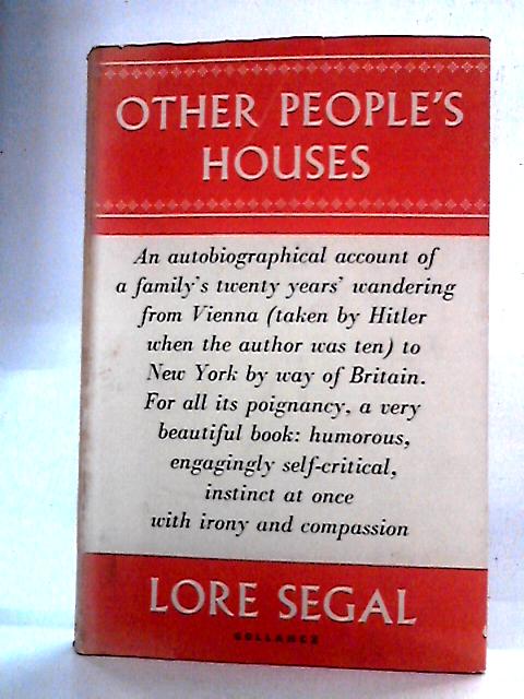 Other People's Houses von Lore Segal