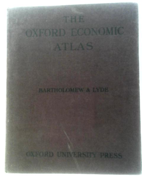 Oxford Economic Atlas By John Bartholomew