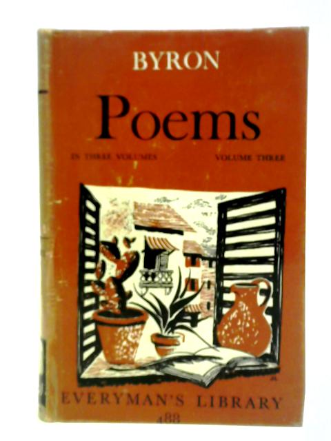 Byron's Poems, Volume Three par Lord Byron