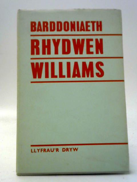 Barddoniaeth By Rhydwen Williams