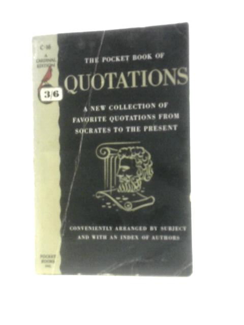 The Pocket Book of Quotations von Henry Davidoff (Ed.)