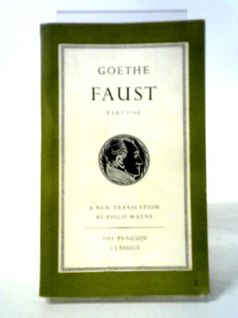 Faust Part One By Goethe