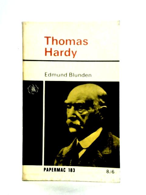 Thomas Hardy (Papermacs S.) By Edmund Blunden