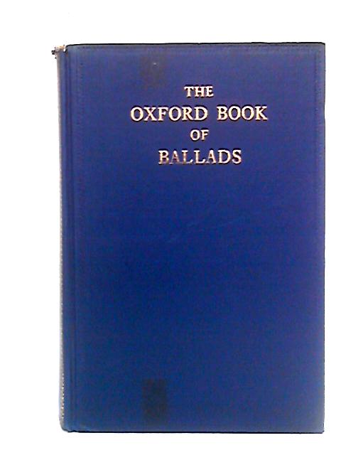 The Oxford Book Ballads By James Kinsley