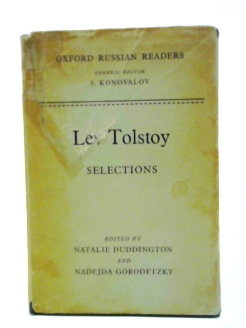 Selections (Oxford Russian Readers) von Leo Tolstoy