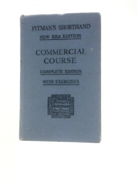 Pitman's Shorthand Commercial Course By Unstated