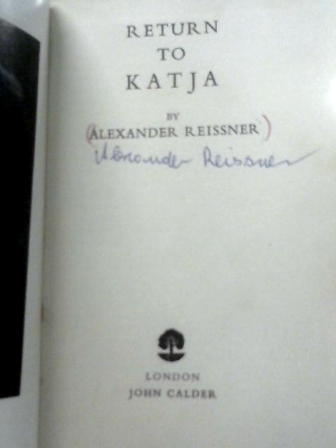 Return to Katja von Alexander Reissner