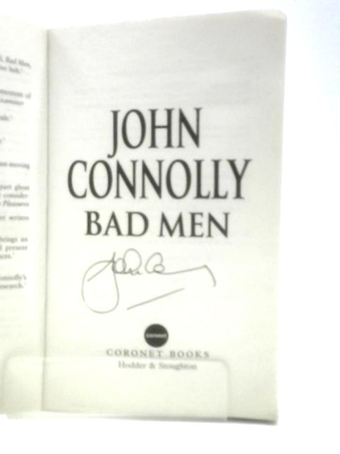 Bad Men By John Connolly