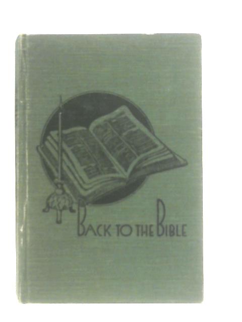 Back to the Bible von J. Sutcliffe