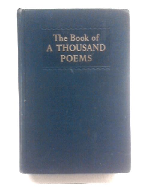 The Book of a Thousand Poems von Unstated