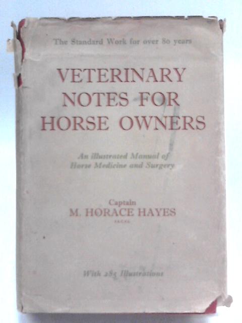 Veterinary Notes For Horse Owners: A Manual Of Horse Medicine And Surgery von M. Horace Hayes
