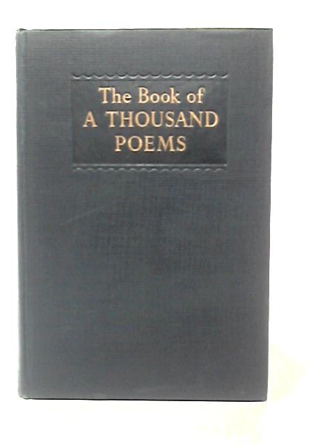 The Book of a Thousand Poems By Various